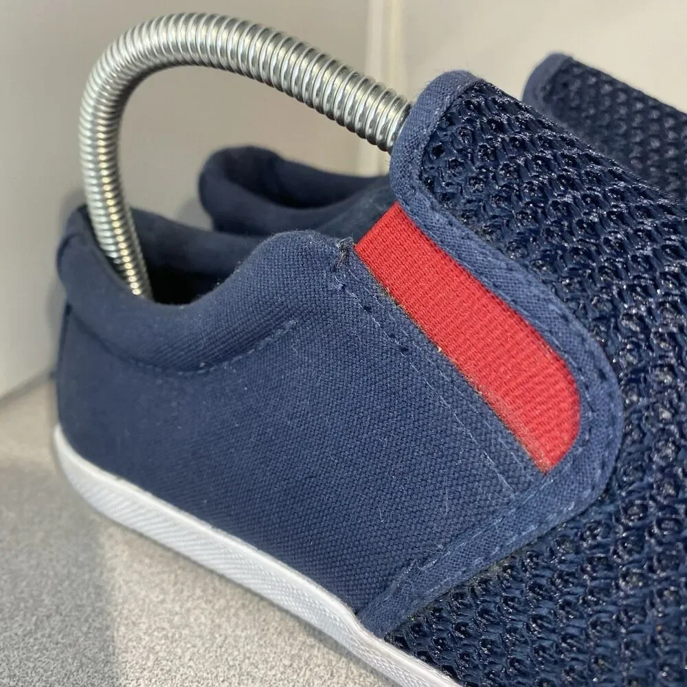 Tommy Bahama Kamiki Lined Mens 8 Blue Mesh Lifestyle Shoes Knit